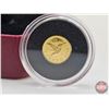 Image 3 : RCM Canada 2013 : 0.5g Pure Gold Coin : Hummingbird (COA #05003) (99.99%) (SEE PICTURES!) (GST Exemp