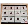 Image 10 : RCM Canada 2013 : $10 O Canada Series: Pure Silver 12-Coin Set with Display Case (COA's) (99.99%) #1