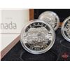 Image 3 : RCM Canada 2013 : $25 O Canada Series : 1 oz Fine Silver 5-Coin Set (COA's) (99.99%) ~ The Wolf (COA