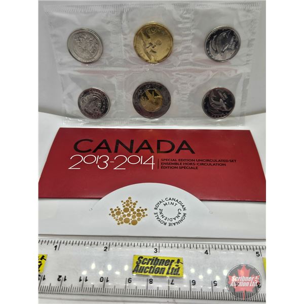 RCM Canada Uncirculated Year Set 2013-2014 : Special Edition (SEE PICTURES!)   (Listing & Descriptio