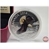 Image 2 : RCM Canada 2014 : $20 Fine Silver Coin : Soaring Bald Eagle (COA #4733) (99.99%) (SEE PICTURES!) (GS