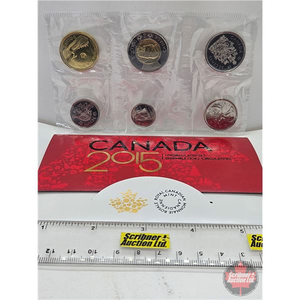 RCM Canada Uncirculated Year Set 2015 (SEE PICTURES!)   (Listing & Descriptions are a GUIDE ONLY and