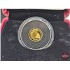 Image 2 : RCM Canada 2015 : 25-Cent Pure Gold Coin : Rock Rabbit (COA #06263) (0.5 grams) (99.99%) (SEE PICTUR