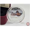 Image 2 : RCM Canada 2015 : $10 Fine Silver Coin : Ducks of Canada : Cinnamon Teal (COA #04127) (99.99%) (SEE 