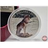 Image 2 : RCM Canada 2015 : $20 Fine Silver Coin : Imposing Alpha Wolf (COA #5004) (99.99%) (SEE PICTURES!) (G