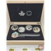 Image 2 : RCM Canada 2015 : $20 Fine Silver 4-Coin Set & Watch : Looney Tunes (COA's) - Bugs (COA #03802) - Sy