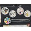 Image 3 : RCM Canada 2015 : $20 Fine Silver 4-Coin Set & Watch : Looney Tunes (COA's) - Bugs (COA #03802) - Sy
