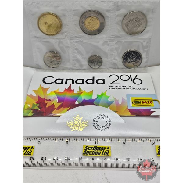 RCM Canada Uncirculated Year Set 2016 (SEE PICTURES!)   (Listing & Descriptions are a GUIDE ONLY and