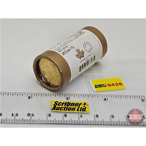 Canada Loonie Dollar Roll : RIO 2016  Canadian Olympic and Paralympic Lucky Loonie (Original Roll) (