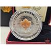 Image 2 : RCM Canada 2016 : $20 Fine Silver Coin : Majestic Maple Leaves with Drusy Stone (COA #2519) (99.99%)