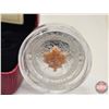 Image 3 : RCM Canada 2016 : $20 Fine Silver Coin : Majestic Maple Leaves with Drusy Stone (COA #2519) (99.99%)