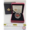 Image 1 : RCM Canada 2016 : $20 Fine Silver Coin : The Colorful Wings of a Butterfly (COA #0836) (99.99%) (SEE