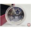 Image 2 : RCM Canada 2017 : $10 Fine Silver Coin : Passion to Play : Toronto Maple Leafs (COA #07207) (99.99%)