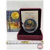 Image 1 : RCM Canada 2017 : $30 Fine Silver Coin : Animals in the Moonlight : Lynx (COA #1551) (99.99%) (SEE P