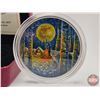 Image 2 : RCM Canada 2017 : $30 Fine Silver Coin : Animals in the Moonlight : Lynx (COA #1551) (99.99%) (SEE P