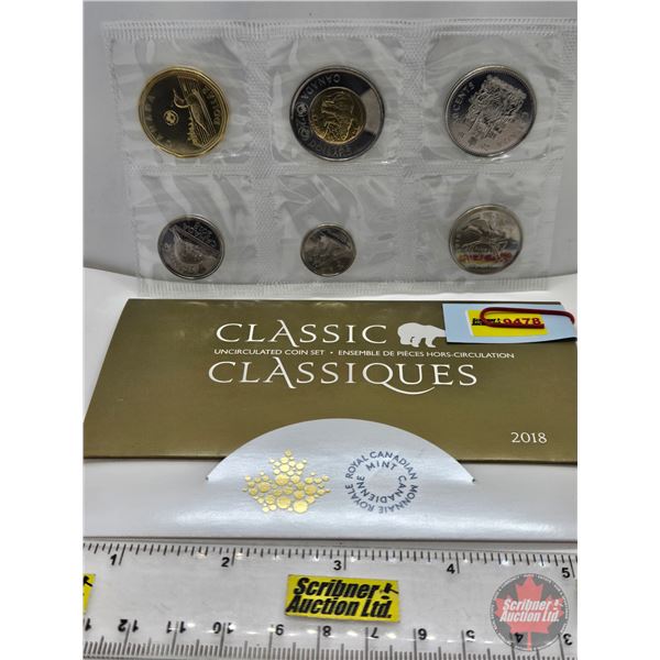 RCM Canada Uncirculated Year Set 2018 Classic (SEE PICTURES!)   (Listing & Descriptions are a GUIDE 