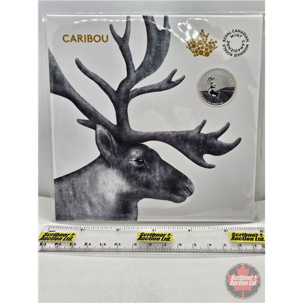 RCM Canada 2018 : $3 Fine Silver Coin : Caribou (Unopened) (99.99%) (SEE PICTURES!) (GST Exempt)  (L
