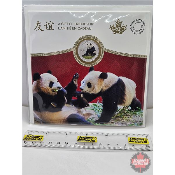 RCM Canada 2018 : $8 Fine Silver Coin : A Gift of Friendship : The Peaceful Panda (Unopened) (99.99%