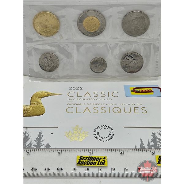 RCM Canada Uncirculated Year Set 2022 Classic (SEE PICTURES!)   (Listing & Descriptions are a GUIDE 