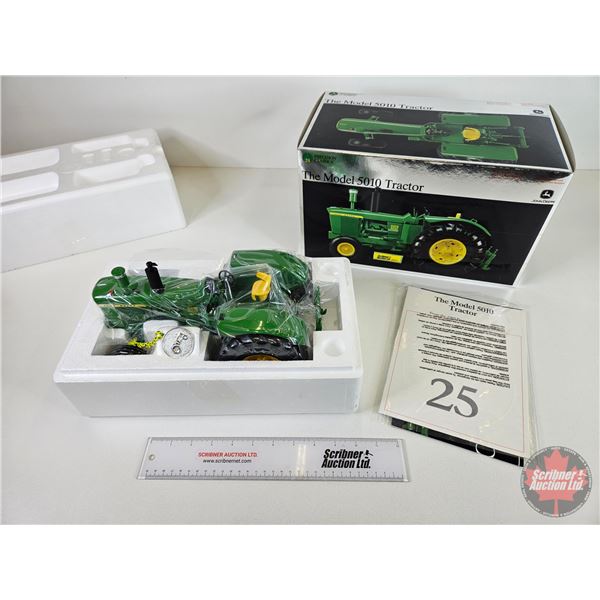 John Deere Precision Classics #25 : The Model 5010 Tractor (ERTL) (Scale 1:16) (Box Measures : 8-1/2