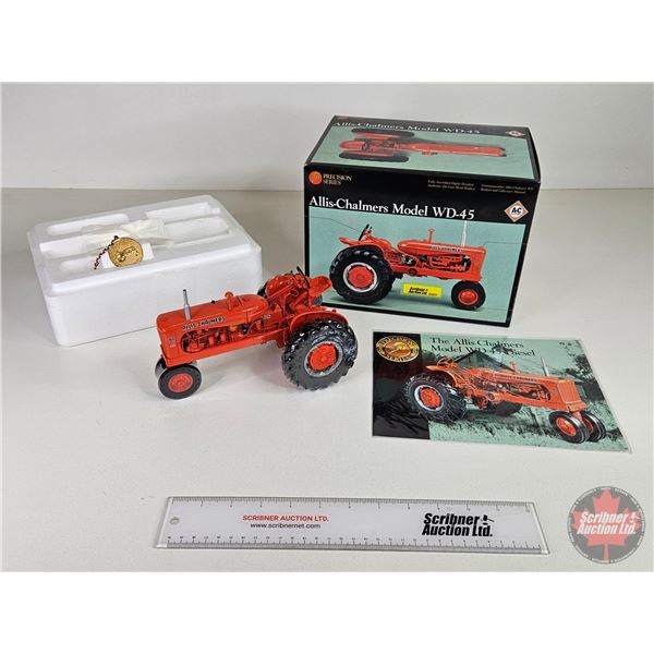 Allis-Chalmers Model WD-45 Tractor : Precision Series #7 : (ERTL Collectibles) (Scale 1:16) (Box Mea