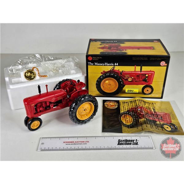 Massey-Harris 44 Tractor : Precision Series #9 (ERTL) (Scale 1:16) (Box Measures : 6-3/4"H x 11"W x 