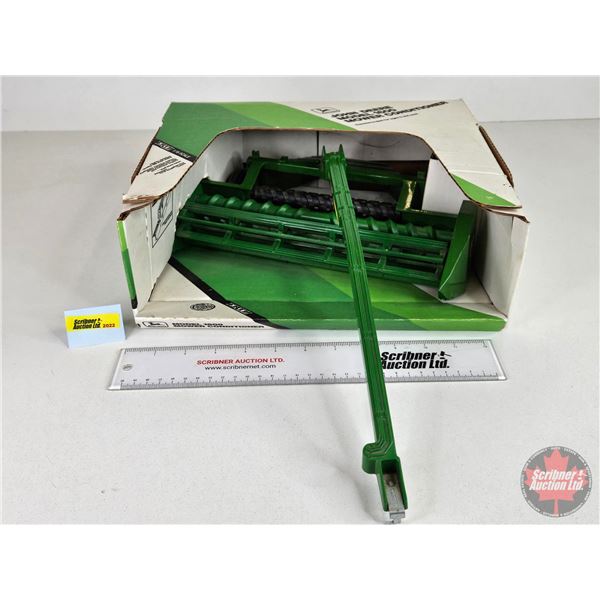 John Deere Model 1600 : Mower Conditioner (ERTL) (Hitch Already Installed) (Scale 1:16) (Box Measure