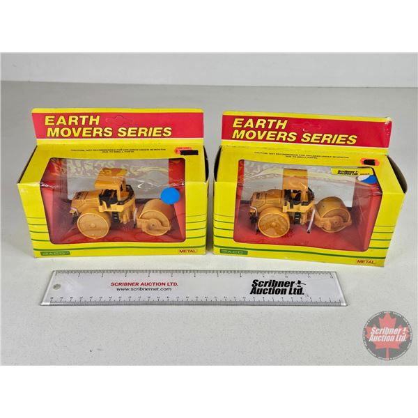 Earth Movers Series (2) : Roller (JACO) (Scale 1:50) (Box Measures : 5-1/2"H x 8"W x 3-1/2"D)