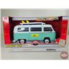 Image 2 : Dickie Toys : Surfer Van (Plastic Friction Toy) (Box Measures : 8"H x 16"W x 6"D)