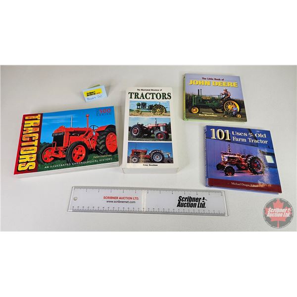 Tractor Books (4) : - The Little Book of John Deere - 101 Uses for an Old Farm Tractor - Tractors - 