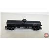 Image 11 : "HO" Train : - Bachmann Locomotive & Tender - CN Log Car - B/A Tank Car - AT & SF Tank Car