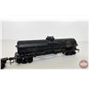 Image 6 : "HO" Train : - Bachmann Locomotive & Tender - CN Log Car - B/A Tank Car - AT & SF Tank Car