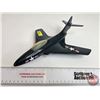 Image 1 : Topping Models : Grumman F-9 Couger  (See Consignor Notes) (Measures : 3-1/2"H x 10-1/4"W x 12-1/2"L