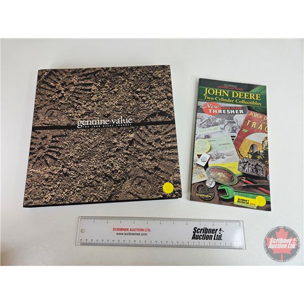 John Deere Collector Books (2): - Hard Cover Book : Genuine Value : The John Deere Journey (11-1/2" 