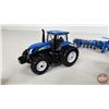 Image 4 : New Holland Collector Combo : 3 Tractors & Cultivator (Scale 1:64)