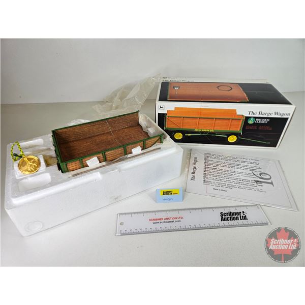 John Deere Precision Classics #16 : The Barge Wagon : (ERTL Collectibles) (Scale 1:16) (Box Measures