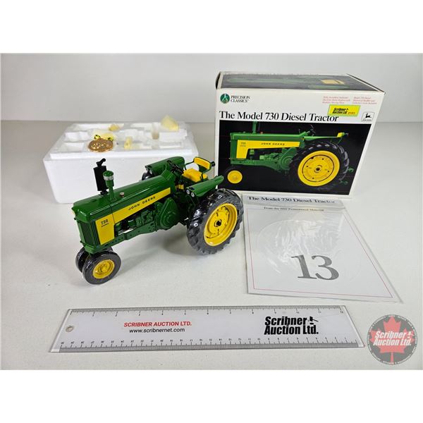 John Deere Precision Classics #13 : The Model 730 Diesel Tractor (ERTL Collectibles) (Scale 1:16) (B