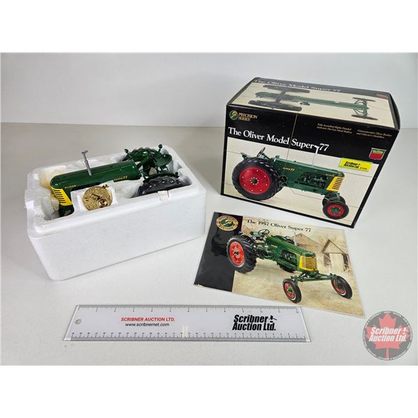 Oliver Model Super 77 : Precision Series #5 (ERTL) (Scale 1:16) (Box Measures : 7-3/4"H x 10-3/8"W x