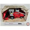 Image 1 : Massey Ferguson 850 Combine (ERTL) (Scale 1:16) (Box Measures : 8"H x 16" x 11"D) (Note: Water Damag