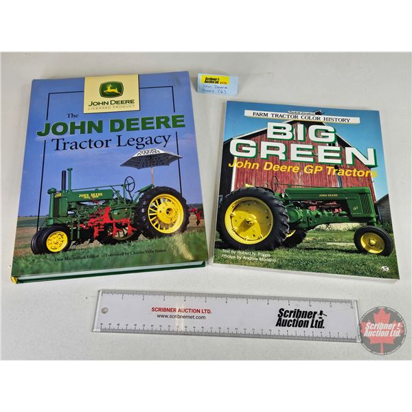 John Deere Collector Books (2): - Hard Cover Book : John Deere Tractor Legacy  - Soft Cover Book : F