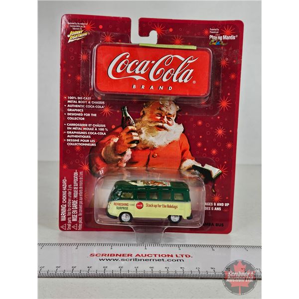 Johnny Lightning : Coca-Cola : Volkswagen Samba Bus (Scale 1:64)