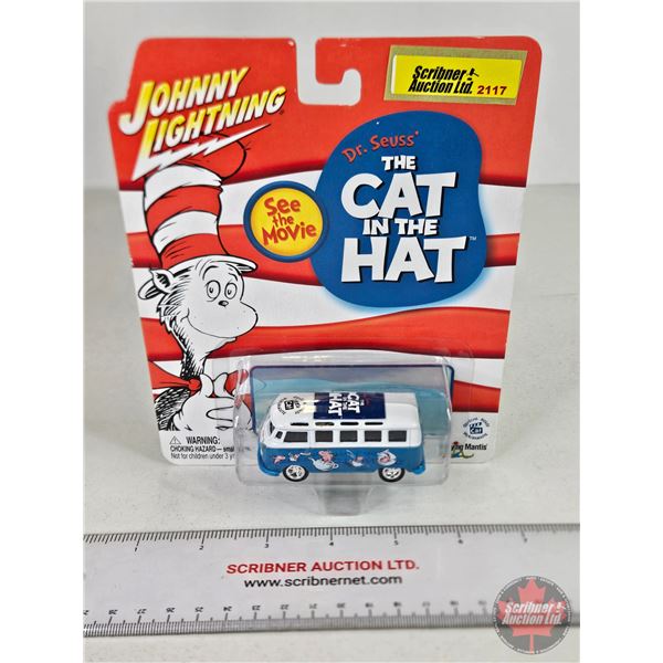 Johnny Lightning : Dr. Seuss : The Cat in the Hat : VW Bus (Scale 1:64)