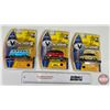 Image 1 : Jada Toys (3): - '62 Volkswagen Bus (Blue/White) (2006) - '62 Volkswagen Bus (Red/Black) (2006) - '7