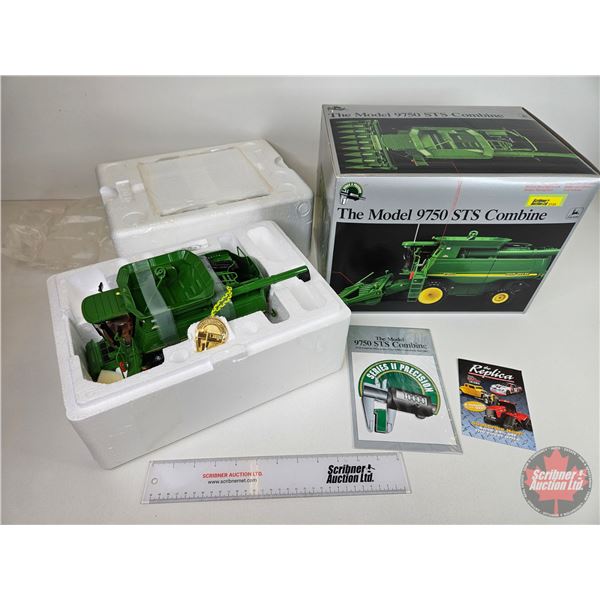 John Deere Tractor : The Model 9750 STS Combine : Series II Precision #1 (ERTL) (Scale 1:32) (Box Me