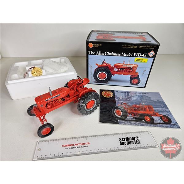 The Allis-Chalmers Model WD-45 Tractor : Precision Series #3 (ERTL) (Scale 1:16) (Box Measures: 7-1/
