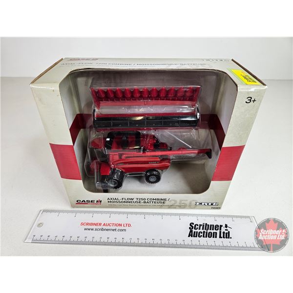CASE IH : Axial-Flow 7250 Combine (ERTL) (Scale 1:64) (Box Measures: 7-1/2"H x 9"W x 4"D)