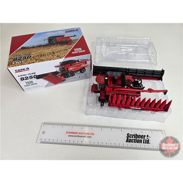 CASE IH : Axial-Flow 8250 Combine (ERTL) Farm Show 2020 (Scale 1:64) (Box Measures: 5-1/2"H x 8-1/2"