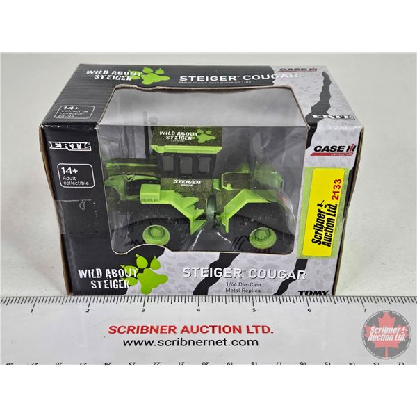 CASE IH : Steiger Couger (TOMY) (Scale 1:64) (Box Measures: 3-1/2"H x 5"W x 3"D)