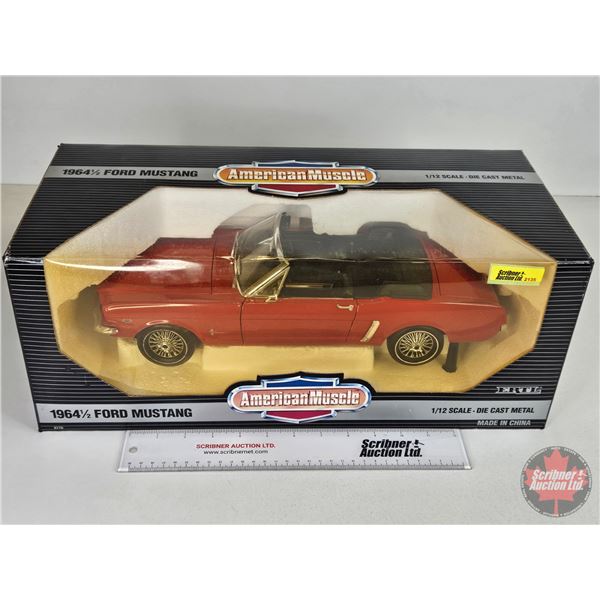 American Muscle : 1964-1/2 Ford Mustang (ERTL) (Scale 1:12) (Box Measures: 7-1/2"H x 19"W x 8-1/2"D)