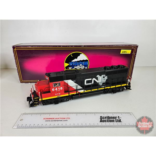 M.T.H. Electric Trains : GP-40 Diesel Engine "O" Gauge (Box Measures: 6-1/2"H x 21"W x 5"D)